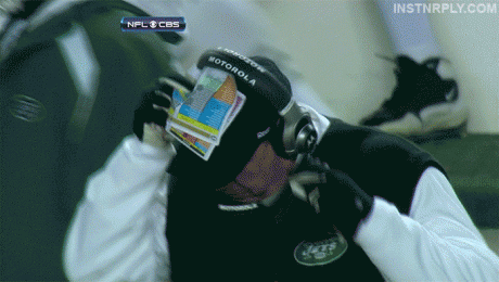 Rex Ryan Headset Toss